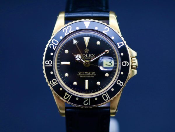 ROLEX GMT-MASTER REF.1675/8 18 KT. GOLD