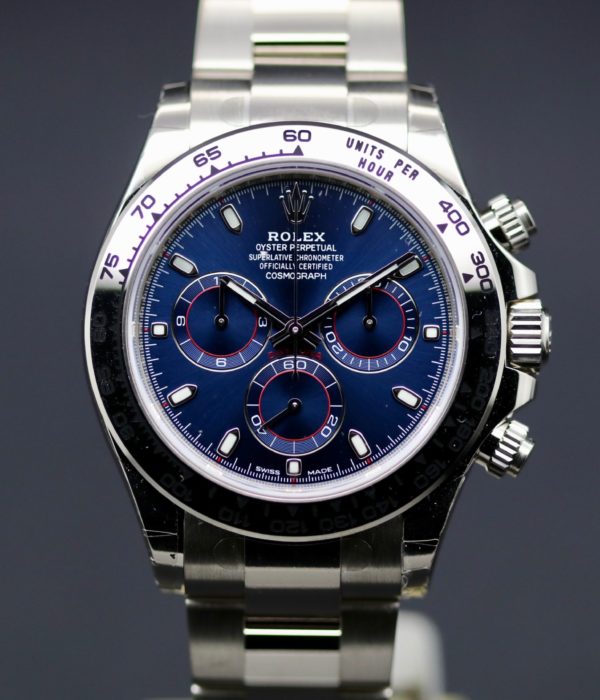 ROLEX DAYTONA REF.116509 "BLUE" 18 KT. WHITE GOLD