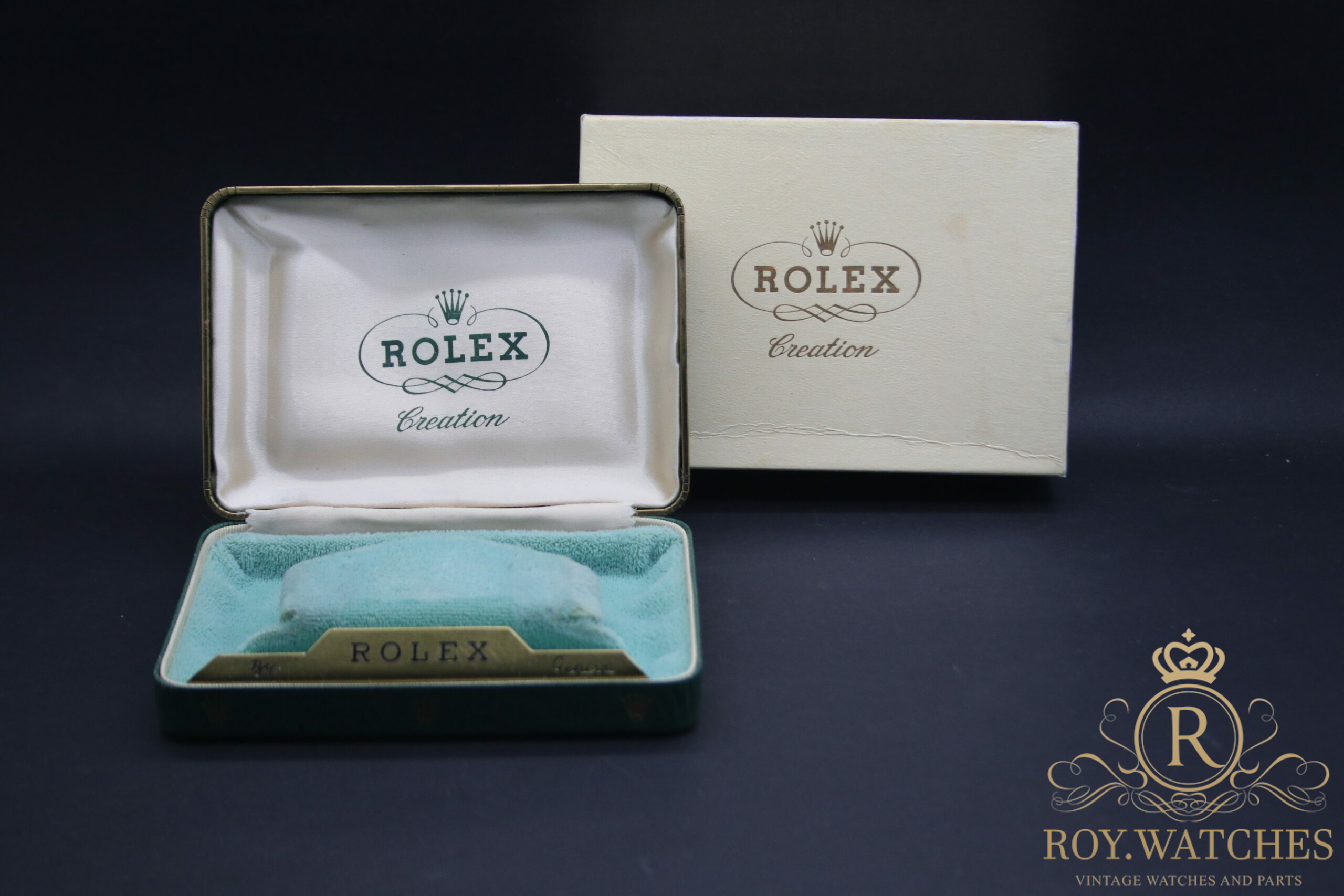 VINTAGE ROLEX BOXSET HARDSHELL-BOX 1950 - Roy Watches | Vintage Watches ...