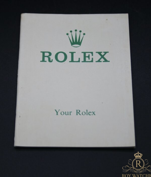 VINTAGE ROLEX BOOKLET WITH 30 PAGES FROM 1972
